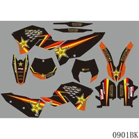 full graphics decals stickers motorcycle background custom number for ktm exc exc f 125 250 300 450 530 2008 2009 2010 2011