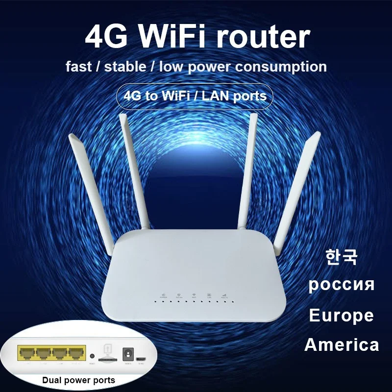 

Wi-Fi-роутер, беспроводной модем, Cpe 4g, 32 пользователя, RJ45