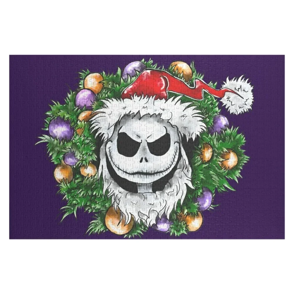 Пазл с изображением Санты Джека Reath деревянный подарочный пазл под заказ