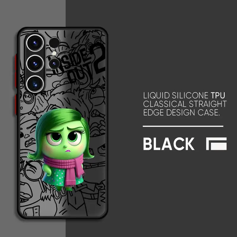 Чехол для телефона Samsung Galaxy S22 S24 ultra fe S10 20 S21 S23plus 10 Los kud матовый fundas Disney Inside Out Vice Mente