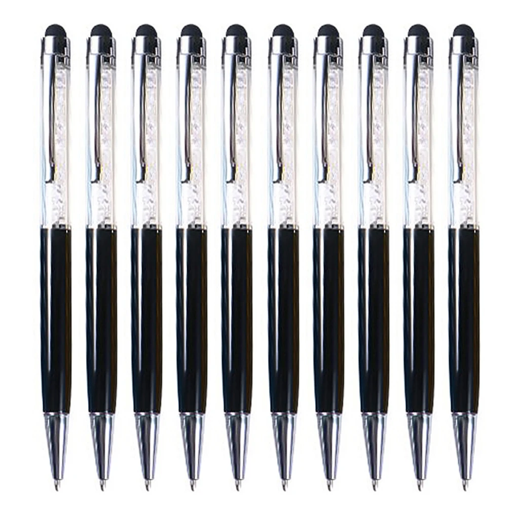 

1/2/3 10x стилус сенсорные ручки детские подарки металлическая фотография Подпись реквизит письменный инструмент для детского сада черный бел...