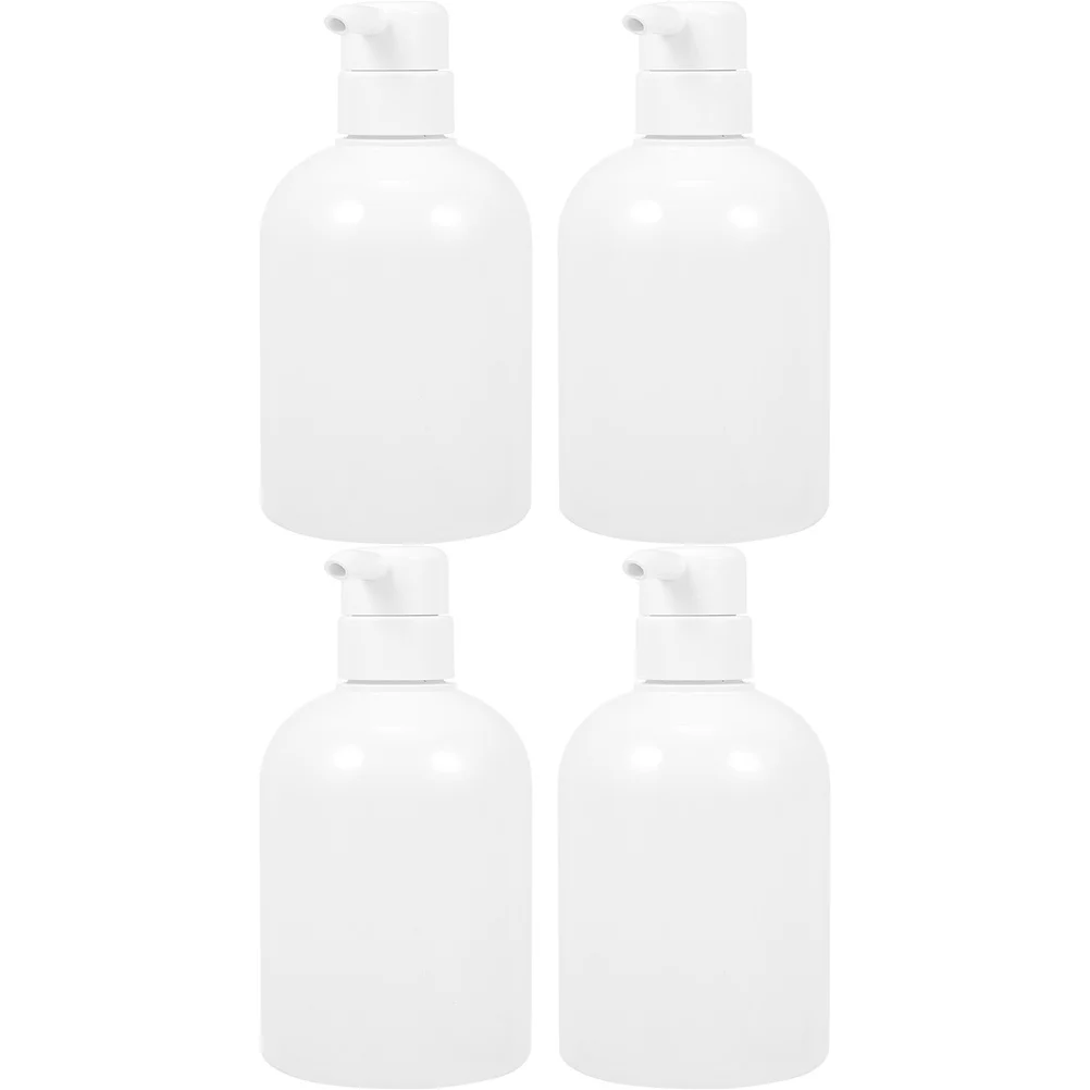 

4 Pcs Shampoo Conditioners Dispenser Bottles Lotion Dispensing The Pet Pump Refillable Body Wash