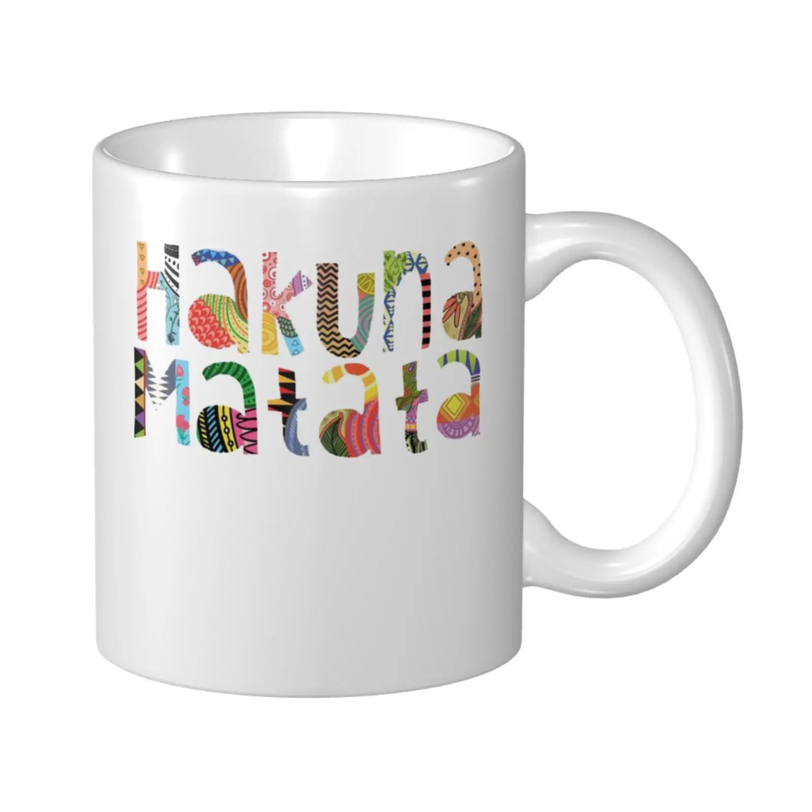 Buy Hakuna matata 11 Anime Mug Arab Coffee Cups Ceramic Tableware Personalized Gifts on