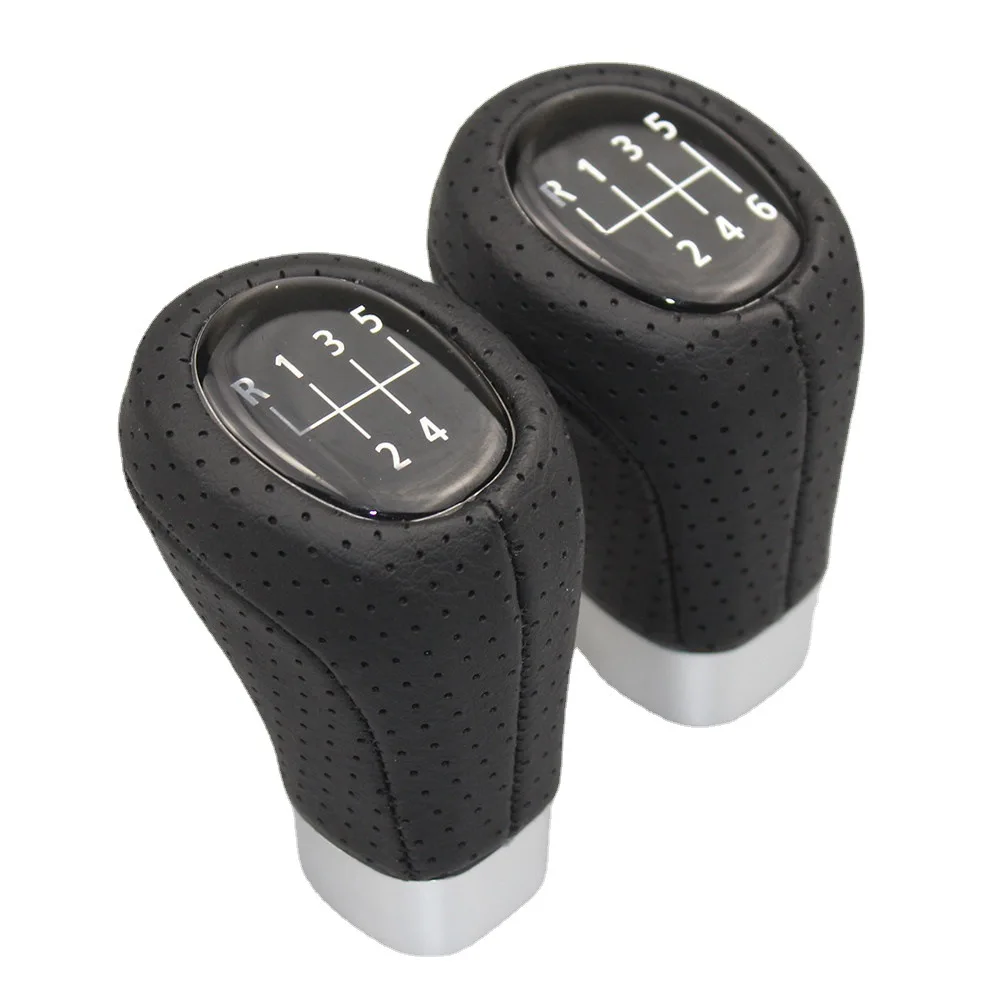 

5 / 6 Speed Car Gear Shift Knob Head Leather Stick Shifter Lever HandBall For BMW M SPORT For BMW 1' 3' E81 E82 E90 E91 E92