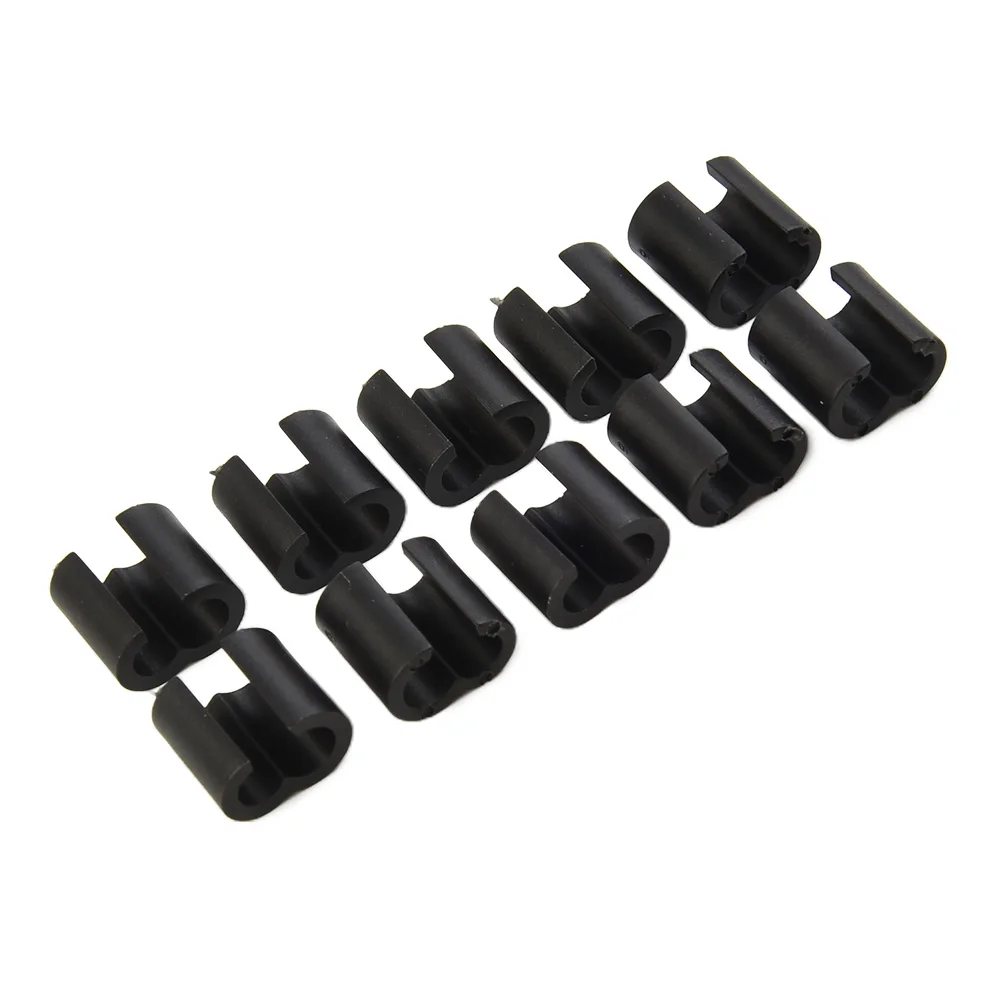 

10x 4mm MTB Road Bike Frame W Type Buckle Hydraulic Disc Brake Shift Cable Base Guide Hose Frame Fixture Cycling Accessory