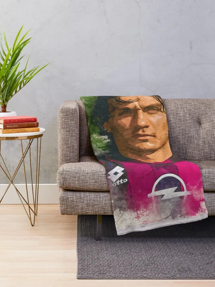 Паоло Мальдини Портретное одеяло Мягкое клетчатое постельное белье Одеяла