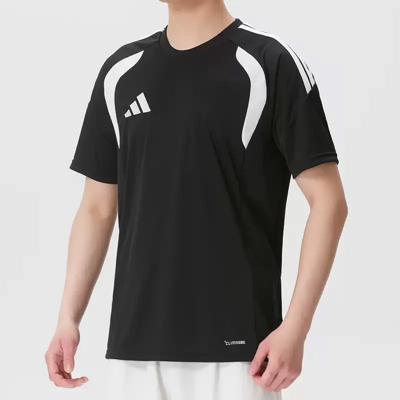 Фото Мужская футболка Adidas TIRO26L JSY M с коротким рукавом, новая летняя коллекция 2026, повседневный стиль, KB1348-KB1350 №3