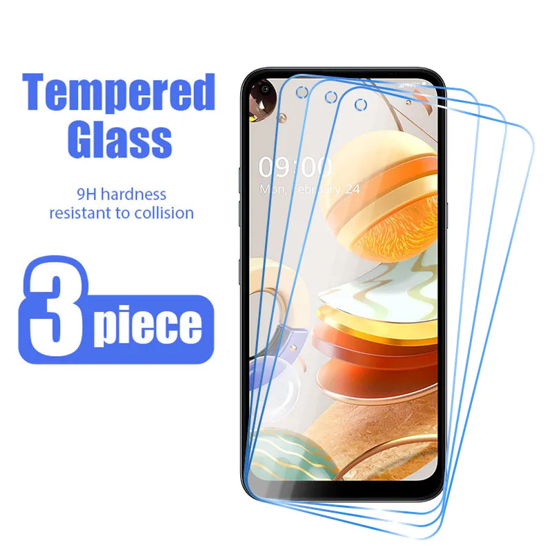 

3PCS Screen Protector for LG K61 K51S K50S K50 K71 K21 Protective Glass for LG K41S K40S K40 K20 Plus Q31 Q51 Q61 Q70 Q92 glass