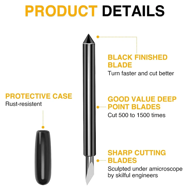 Лезвие и корпус глубокой резки для изготовителя Cricut лезвие точки 3/Maker/Explore 3/Air