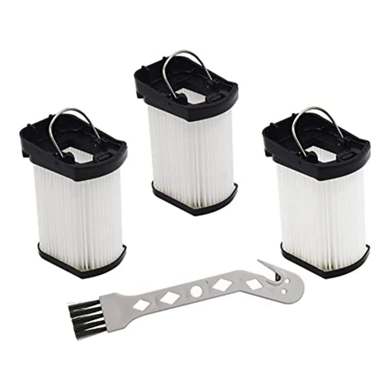

3 Pcs Replacement Fabric Filter Compatible For Shark WANDVAC WV401 WV401PK WV401BL Cordless Hand Vacuum,Part XFFWV400