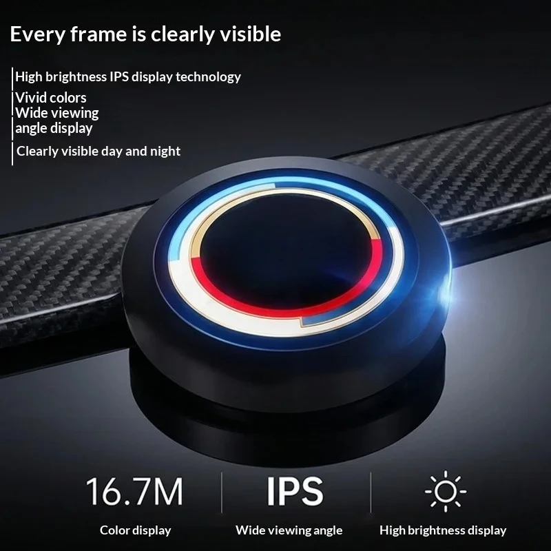 Фото Настраиваемая эмблема для автомобиля – умный LED-дисплей для BMW, отображение логотипов, GIF-файлов, текста, ночное видимость в темноте №3