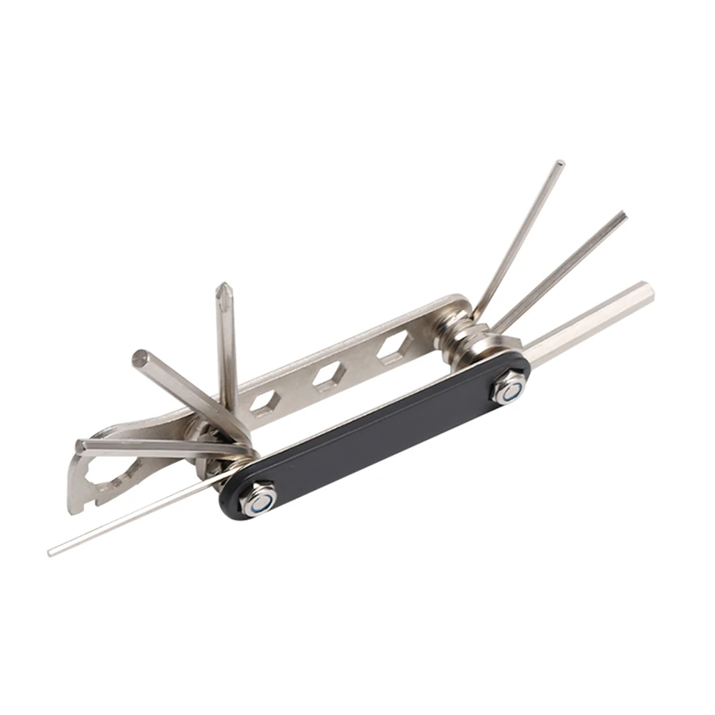 

Mountain Bicycle 12 In 1 Multifunctional Tool Screwdriver MTB Bike Hex Keys Kit Metal Pocket Bike Repair Tool Cycling Multitool