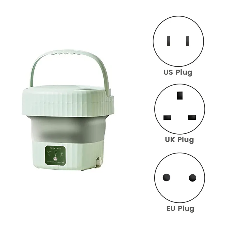 

Портативная Складная Стиральная машина для домашнего общежития, маленькая автоматическая складная Мини-стиральная машина