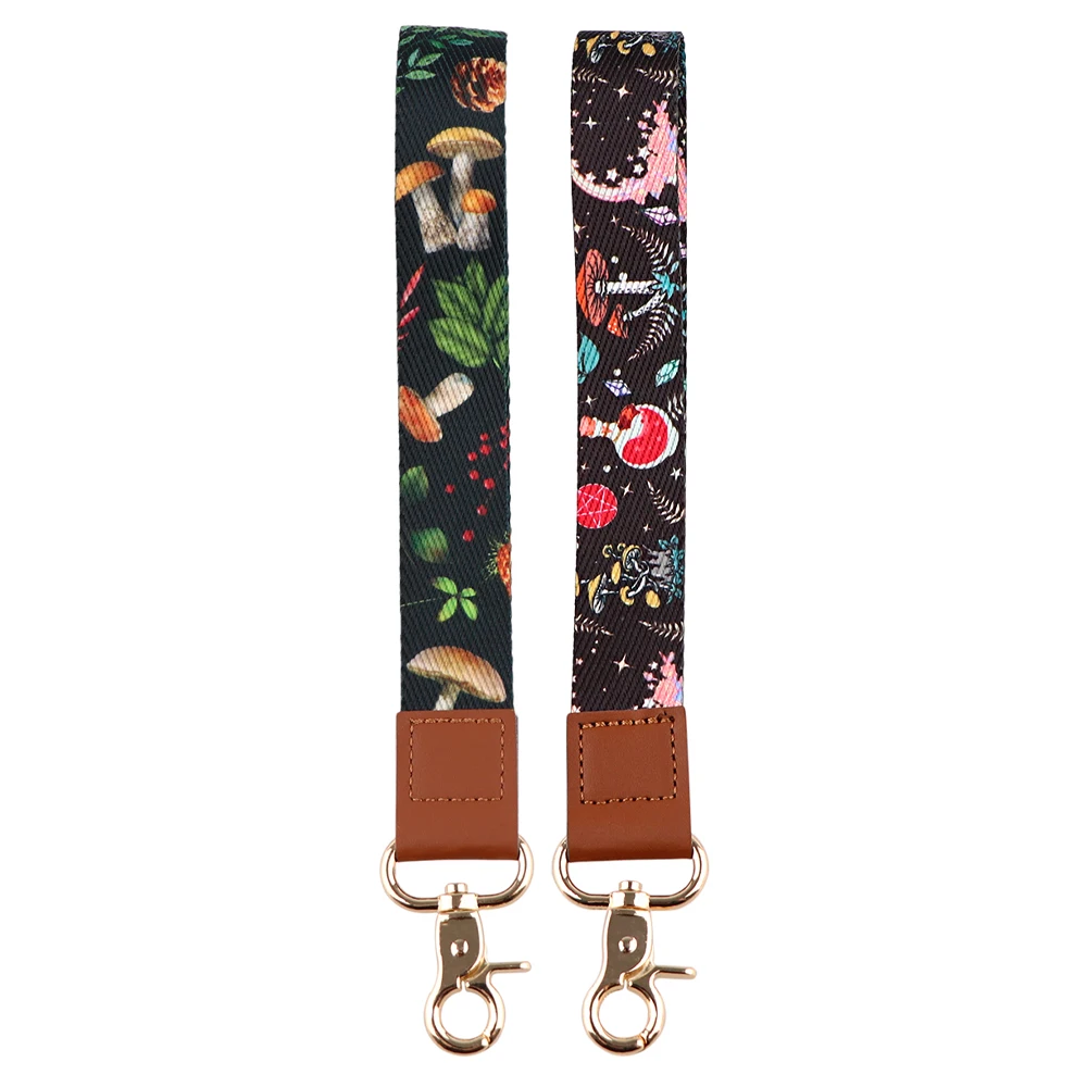 

Mushroom Lanyard For Keys ID Card Cover Badge Holder Business Phone Charm Key Lanyard Neck Straps Keychain