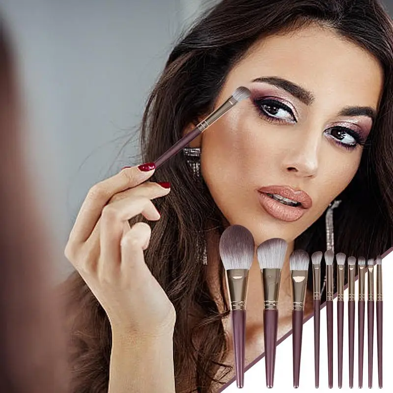 

10 шт., набор кистей для макияжа