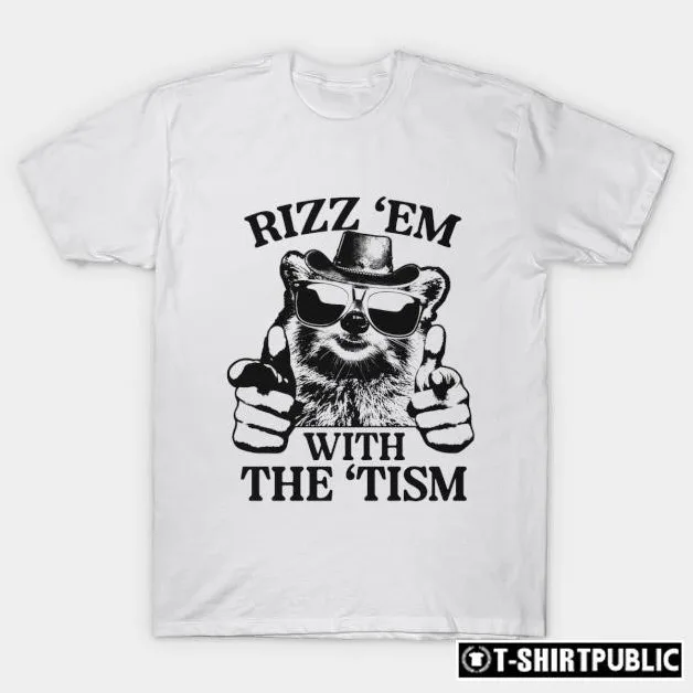 Забавная белая футболка с длинным или коротким рукавом и Енотом