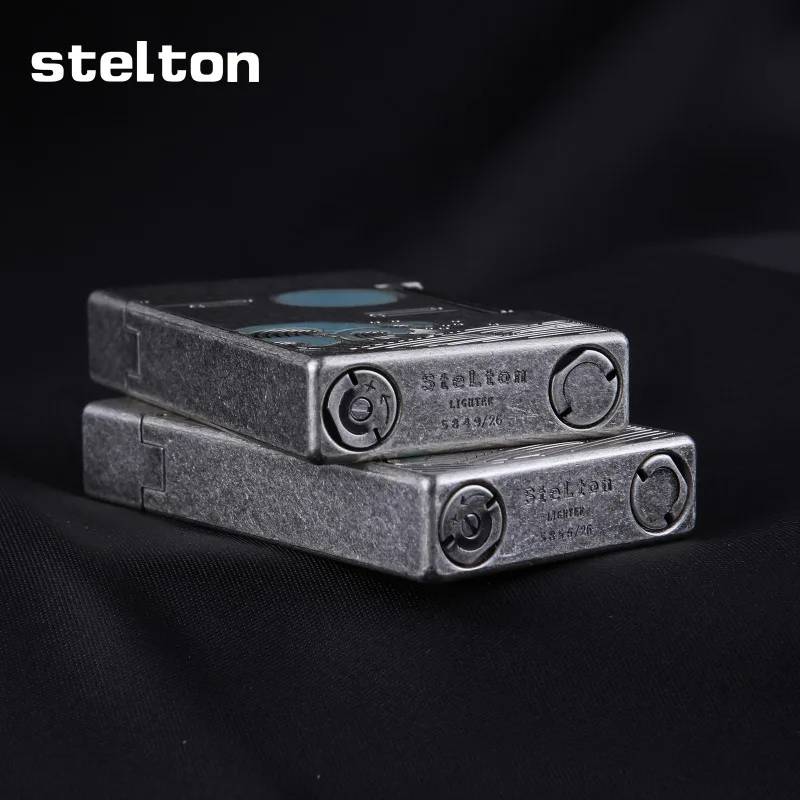 Фото Надувная зажигалка Stelton 2026: Дизайн «Волна» под старинное серебро, высококачественный креативный персонализированный подарок №2