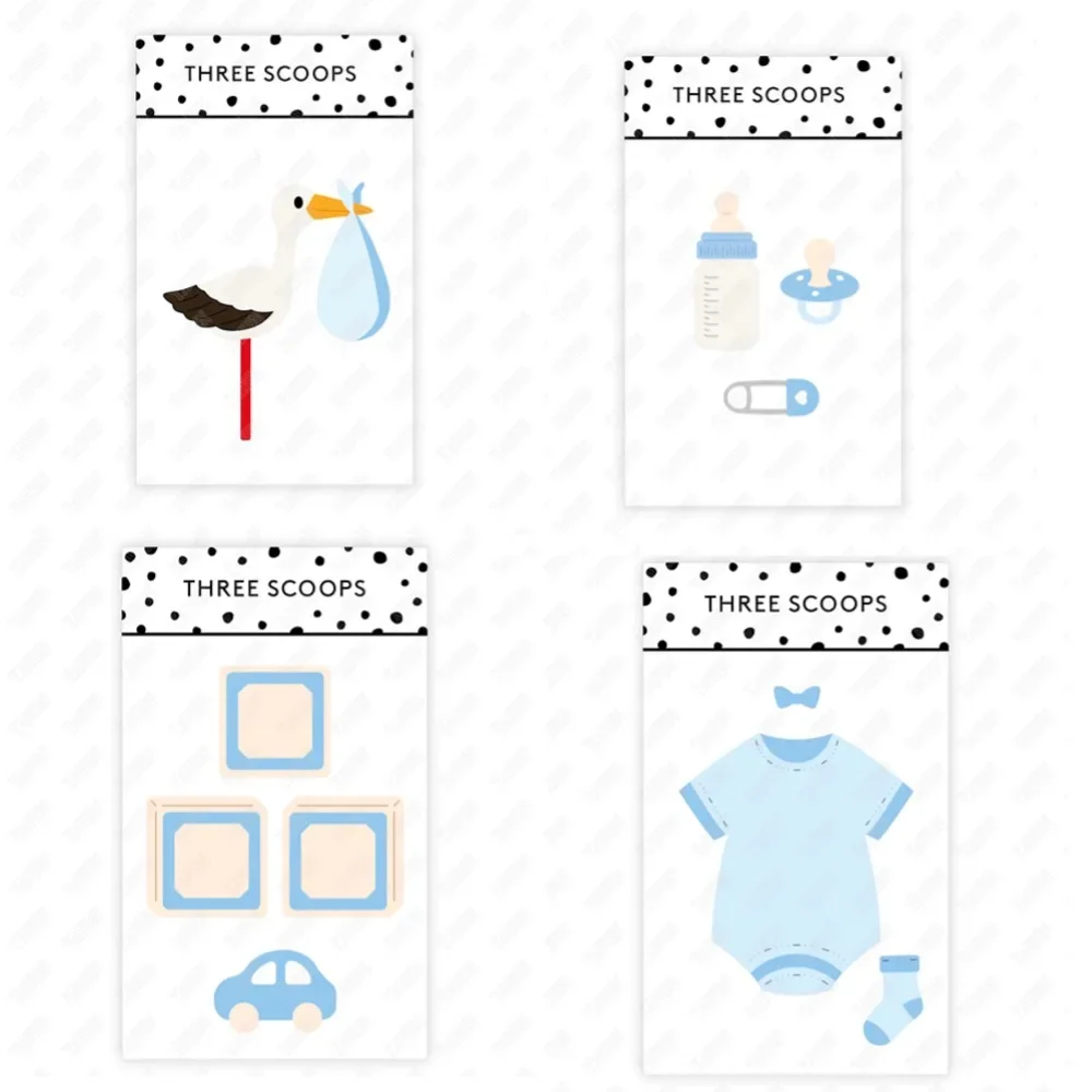 Baby bottle clothes Cutting Dies Scrapbook Diary Decoration Stencil Embossing Template DIY Greeting Card Handmade 2025