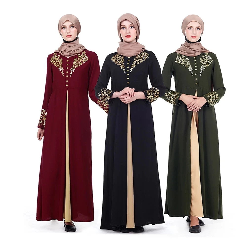 

Muslim Dresses Dubai Abaya Turkey Fashion African Long Dresses for Women