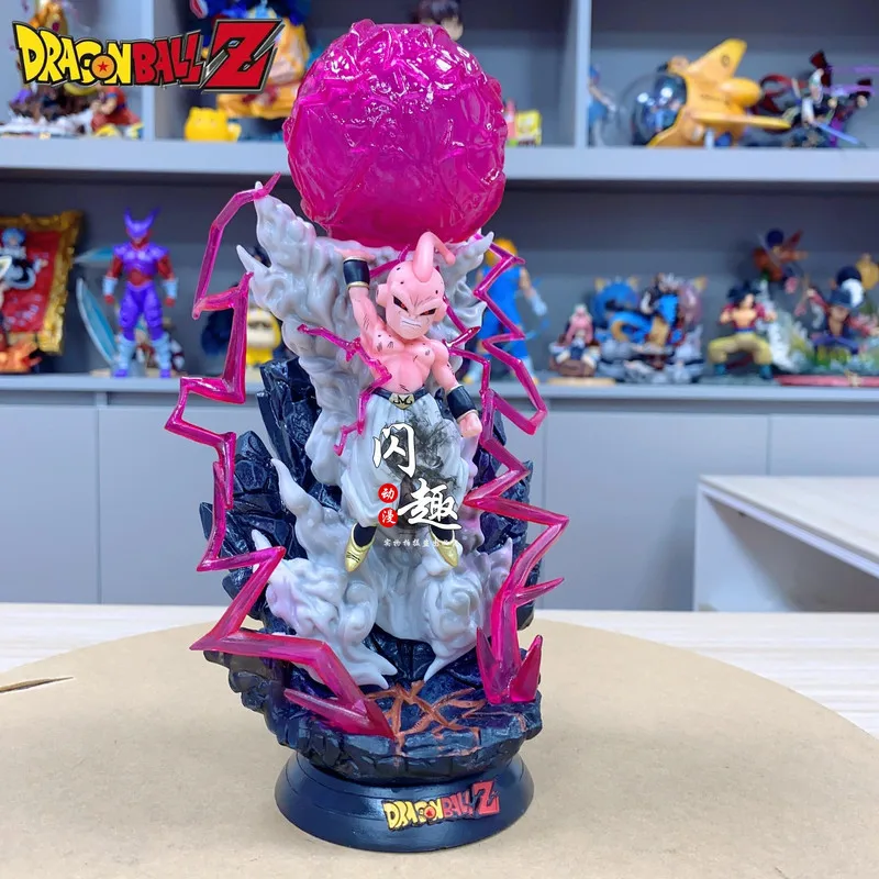 

25cm Dragon Ball Z Majin Buu Figure Son Goku Frieza Spirit Bomb Anime Figures PVC Statue Figurine Model Doll Collection Toy Gift