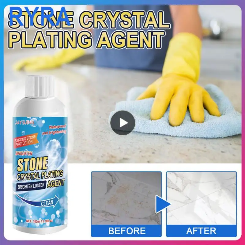

Clean Stains Stain Remover 100ml Brightener Anti-oil And Anti-fouling Scratch Repair Crystal Plating Agent For Stone Detergent