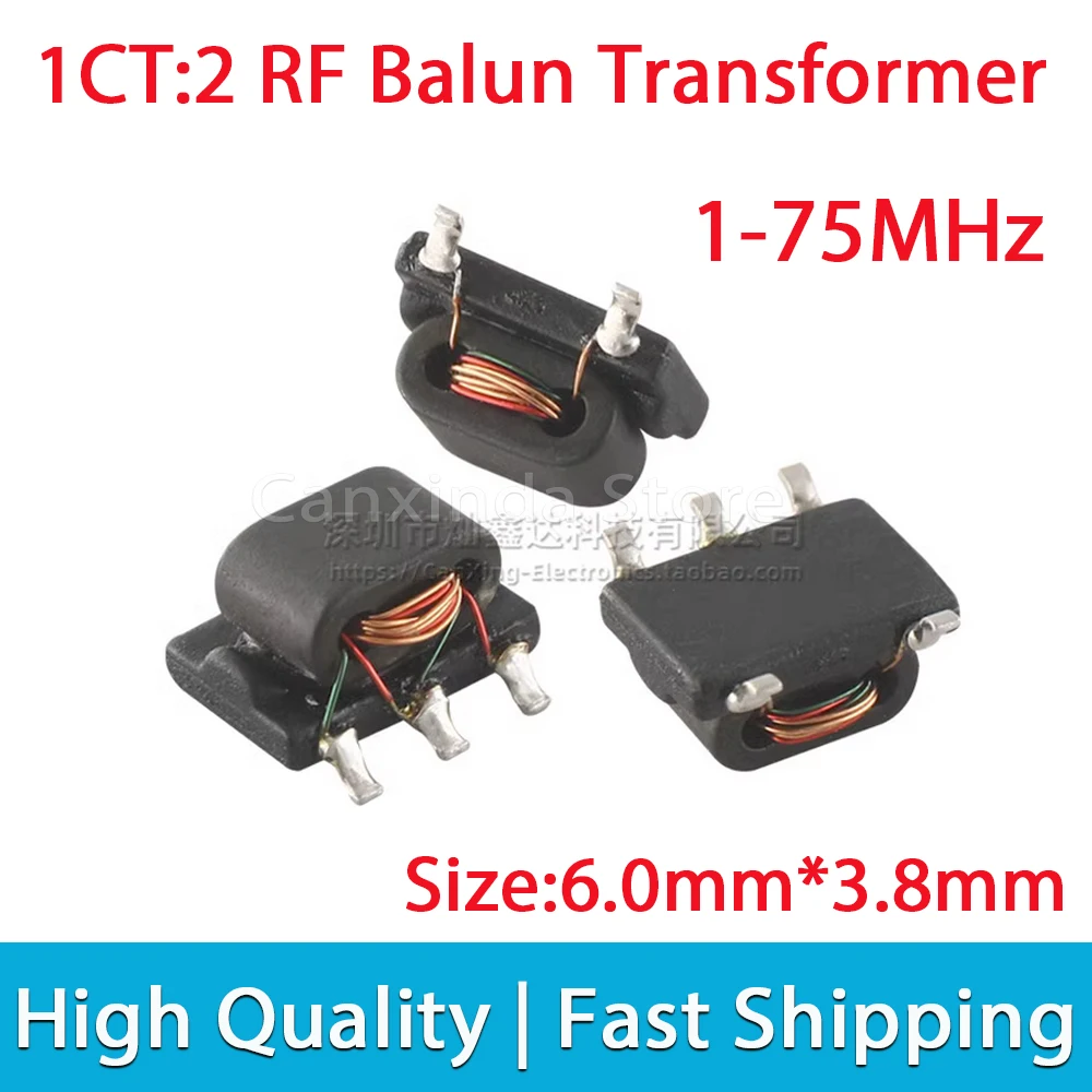 2/5/10 шт. SMD Micro B5F Тип 1CT:2 с краном 1 МГц-75 мгц радиочастотный сигнал Balun Tranformer микшер баланс несбалансированный
