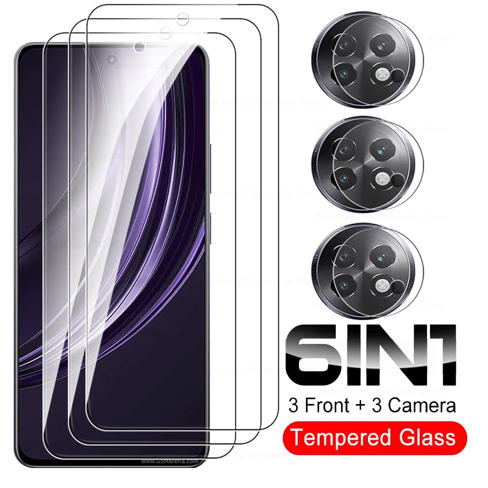 6in1 Realme13 5G Camera Glass Screen Protector For Realme 13 Plus Tempered Realmi 13Plus + Protective Films