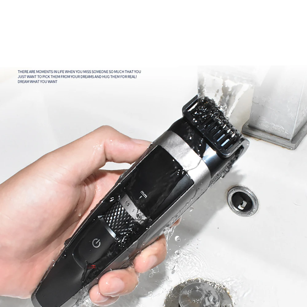 

Electric Hair Cutting Machine Hair Trimmer Professional Hair Clipper Rechargeable Cut Trimmer Barber Cordless Electric Clippers