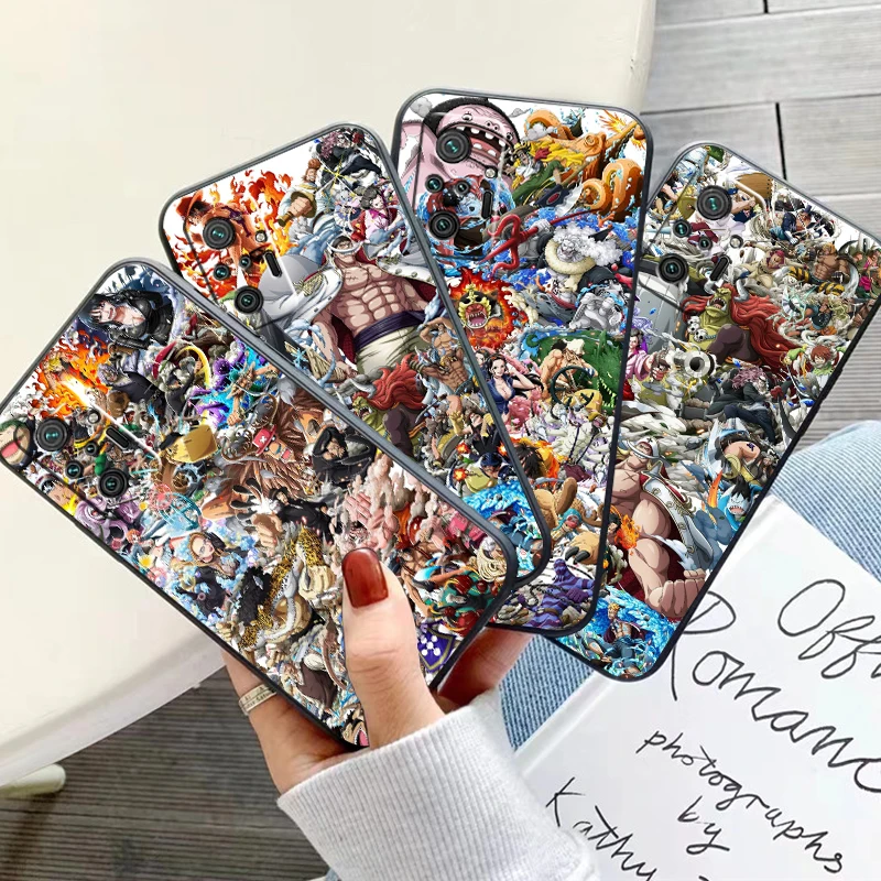 

One Piece Anime Phone Case For Xiaomi Redmi Note 10 10X 10T 10S 9 9T 9A 9C 9S 9 Pro Silicone Cover Funda Carcasa Back Soft