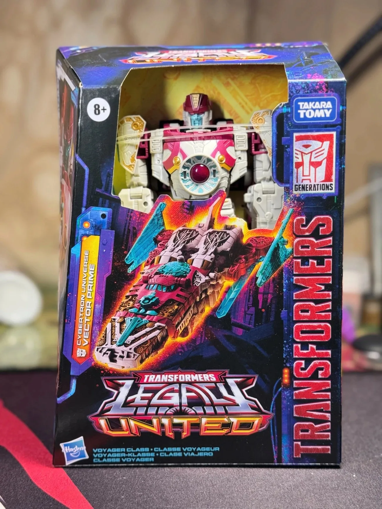 В наличии Hasbro Transformers Toys Vector Prime Legacy United Voyager Class Cybertron Universe Фигурки Подарочная коллекция (art.: 3920cda045bf2) - 3920cda045bf2