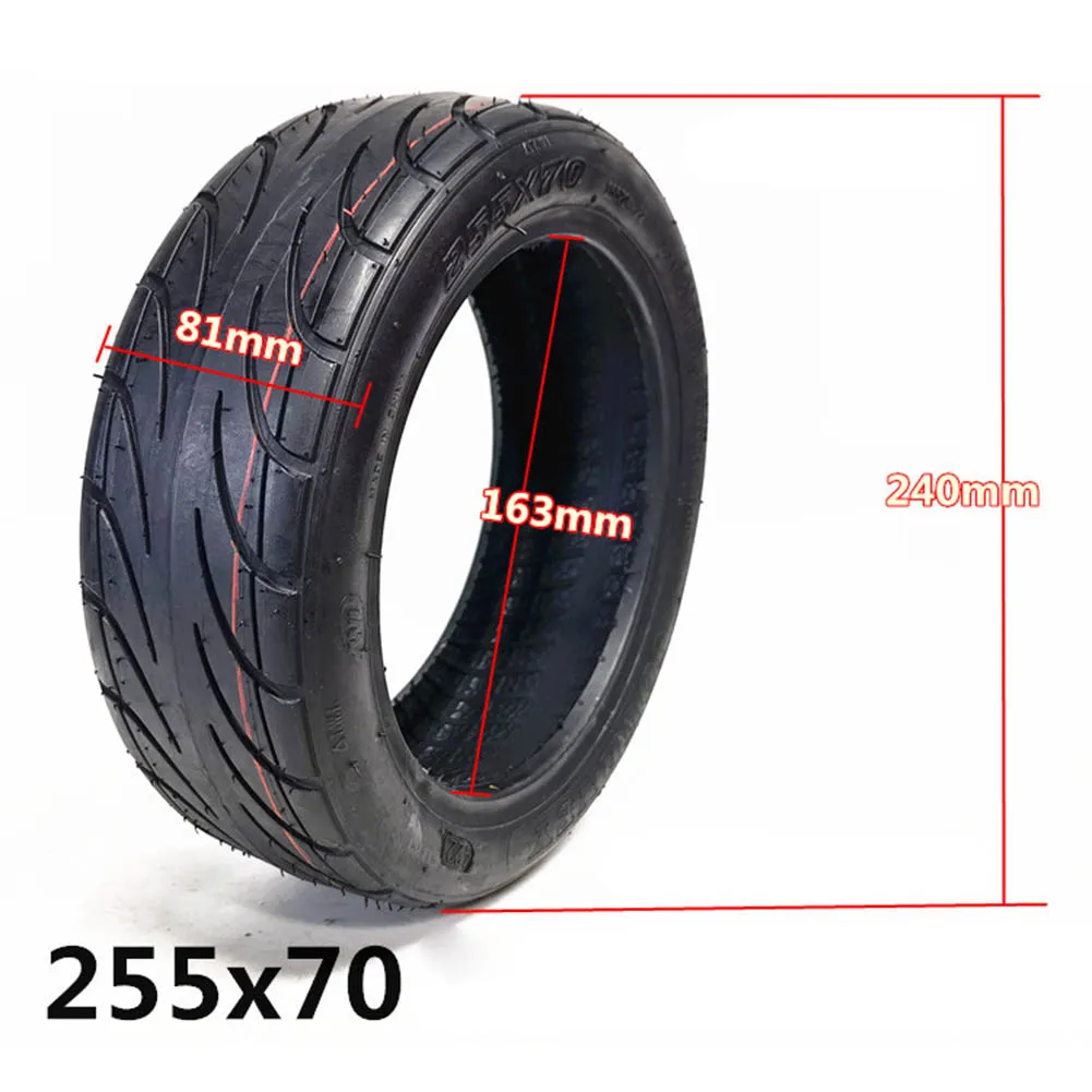 

10 дюймов 255x70 бескамерная шина 10x6,5-вакуумные шины для электрического скутера резиновая шина прочные запасные аксессуары для электроскутера