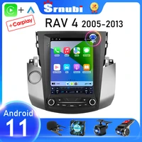 srnubi android 11 tesla style car radio for toyota rav4 rav 4 2005 2013 multimedia video player 2 din dsp gps carplay stereo dvd
