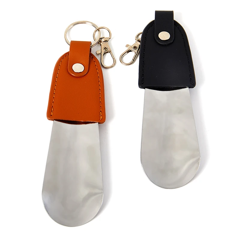 Spoon Shoehorn Shoes Lifter Tool Professional Shoehorn With Keychain