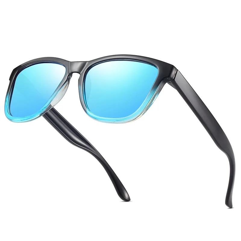 

2023 Polarized Sunglasses for Men Women New Classic Square Fashion Driving Sun Glasses Mirror Lens Eyeglasses Blue Shades