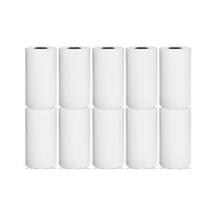 10 rolls receipt thermal paper printing label roll for mobile pos photo printer cash register paper office stationery