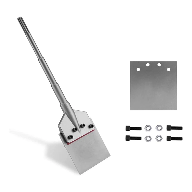 

Скребок для пола SDS Max с длинной ручкой в 2 фута и шириной 6 дюймов