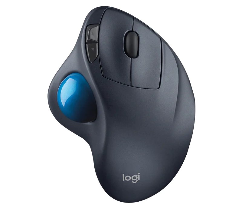

Logitech M570 Wireless Trackball Laser Track Mouse Ergonomic Design Right-hand