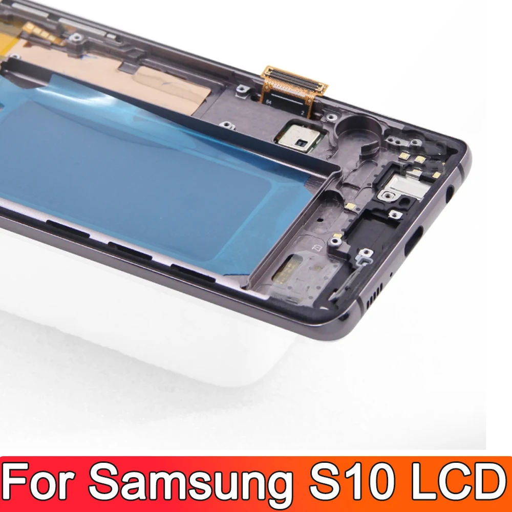 OLED для Samsung Galaxy S10 2019 SM-G9730 G973F ЖК-дисплей дигитайзер сенсорного экрана в сборе