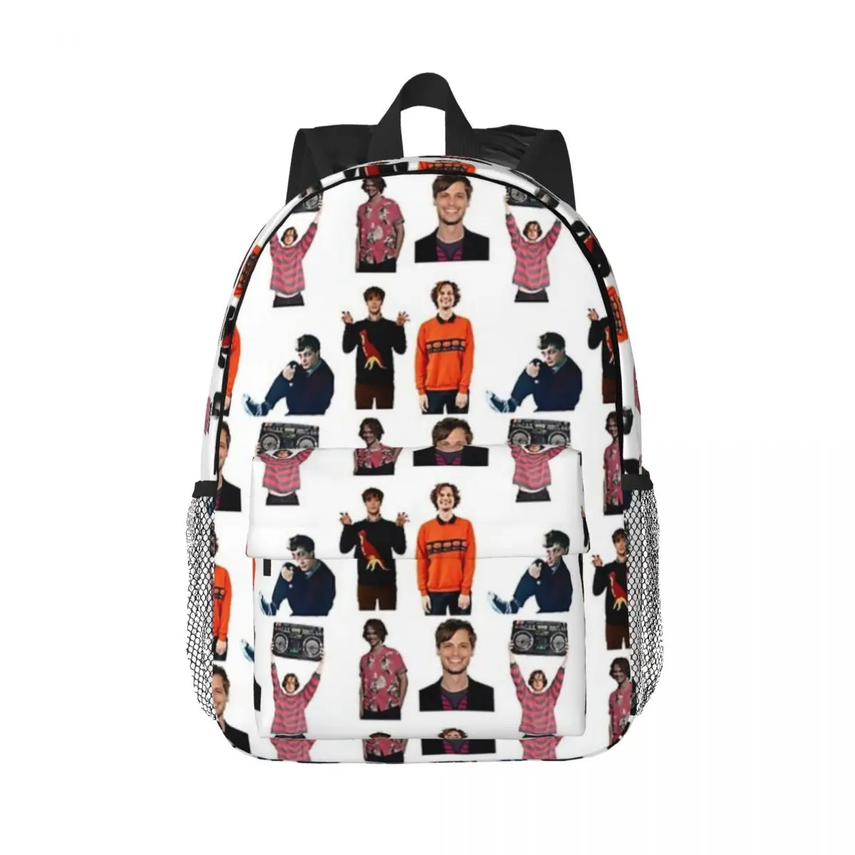 

Рюкзак для мальчиков и девочек с принтом «Мэтью серый», модные детские школьные ранцы, дорожный ранец на ремне, вместительная сумка на плечо, 2 дизайна