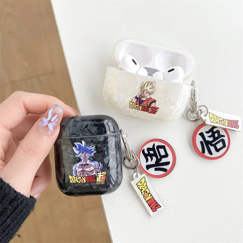 Kawaii Anime Dragon Ball Son Goku Airpods Pro2 защитный чехол мультфильм 2-го поколения беспроводные