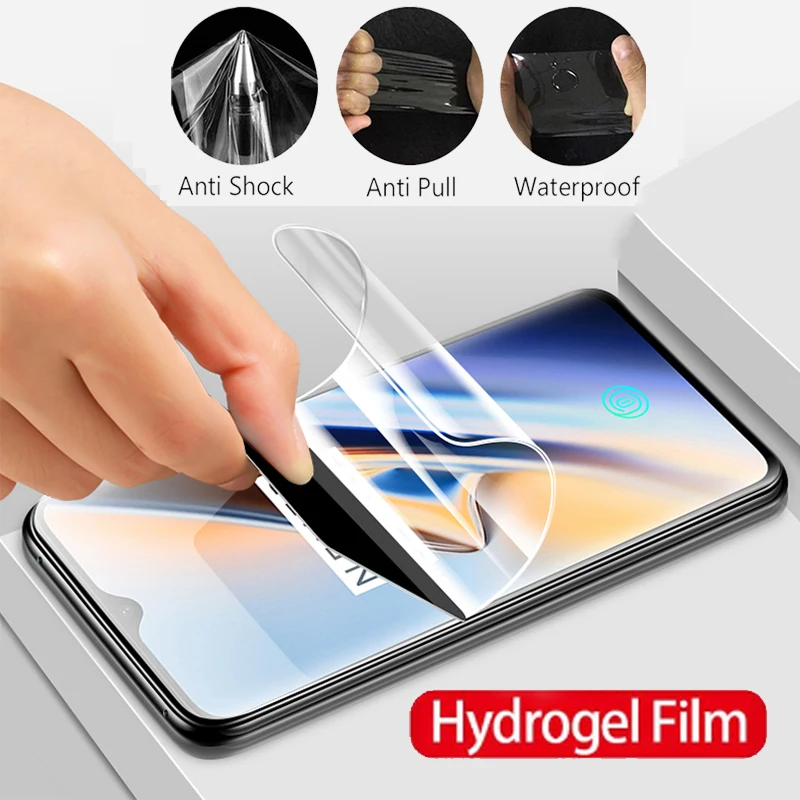 3Pcs Screen Protector Hydrogel Film For OnePlus 9 7T 8 7 Pro 6 6T 8T Nord Soft TPU Full Cover For One Plus Nord N10 5G Not Glass