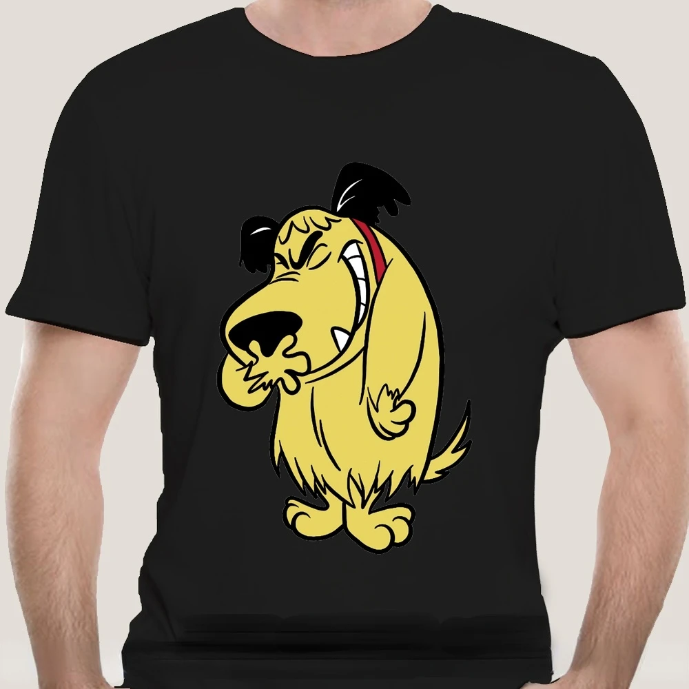 Muttley мультфильм Смеющийся смех собака Юмор Hihi Heehee Haha модная футболка мужская одежда футболка оверсайз Ретро футболка