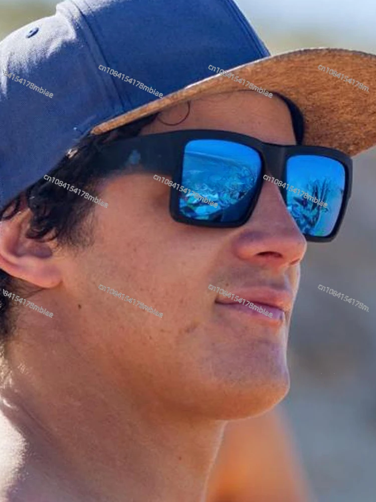 Квадратные поляризованные солнцезащитные очки для мужчин и женщин уличные с