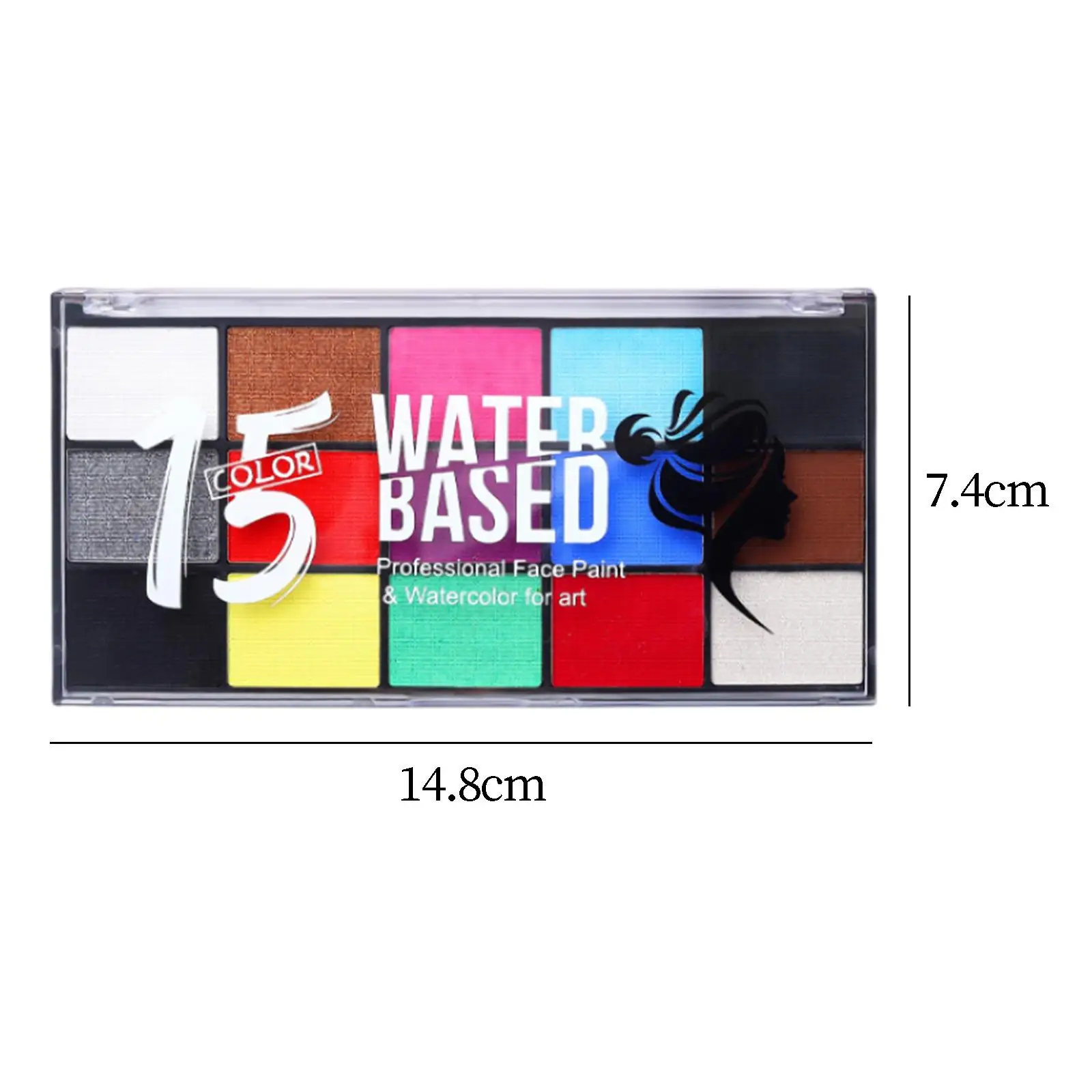 Краска для лица и тела 15 цветов дети взрослые пигментная краска палитра красок