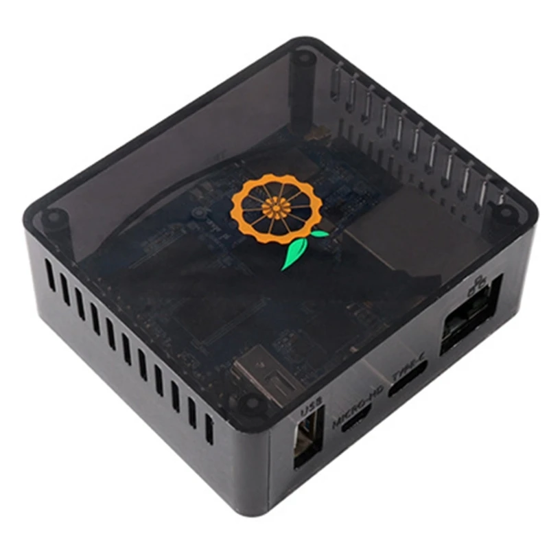 

Защитный корпус для Orange Pi Zero 2, прозрачный, черный