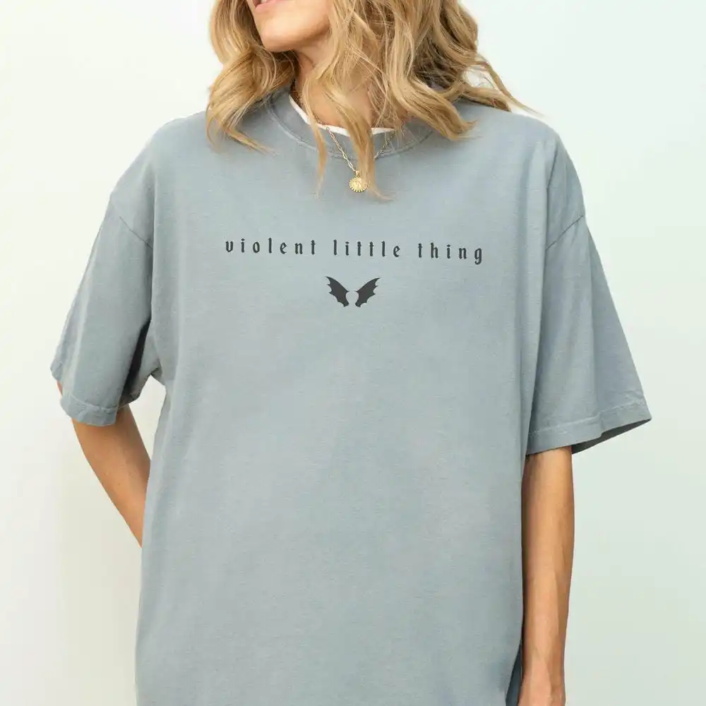 Рубашка в стиле ретро Violent Little Thing Xaden Fourth Wing Iron Flame Rebecca Yarros Одежда Romantasy Y2K Топ на