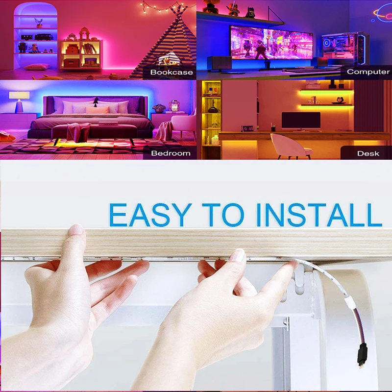 Светодиодная RGB-лента с поддержкой Wi-Fi USB Bluetooth |