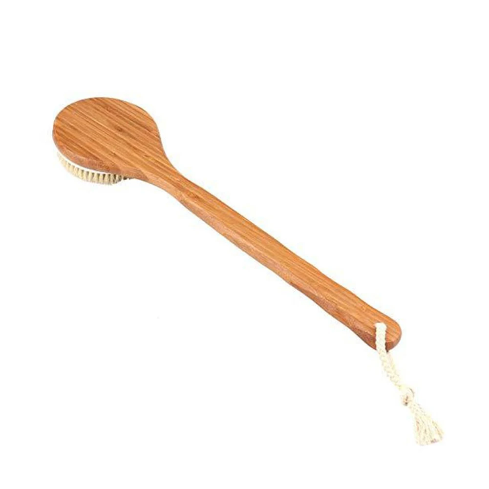 

Щетка с длинной ручкой и натуральной щетиной, 40 см