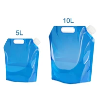 folding water bag portable foldable water contanier 5l 10l water tank for hiking camping picnic travel bbq