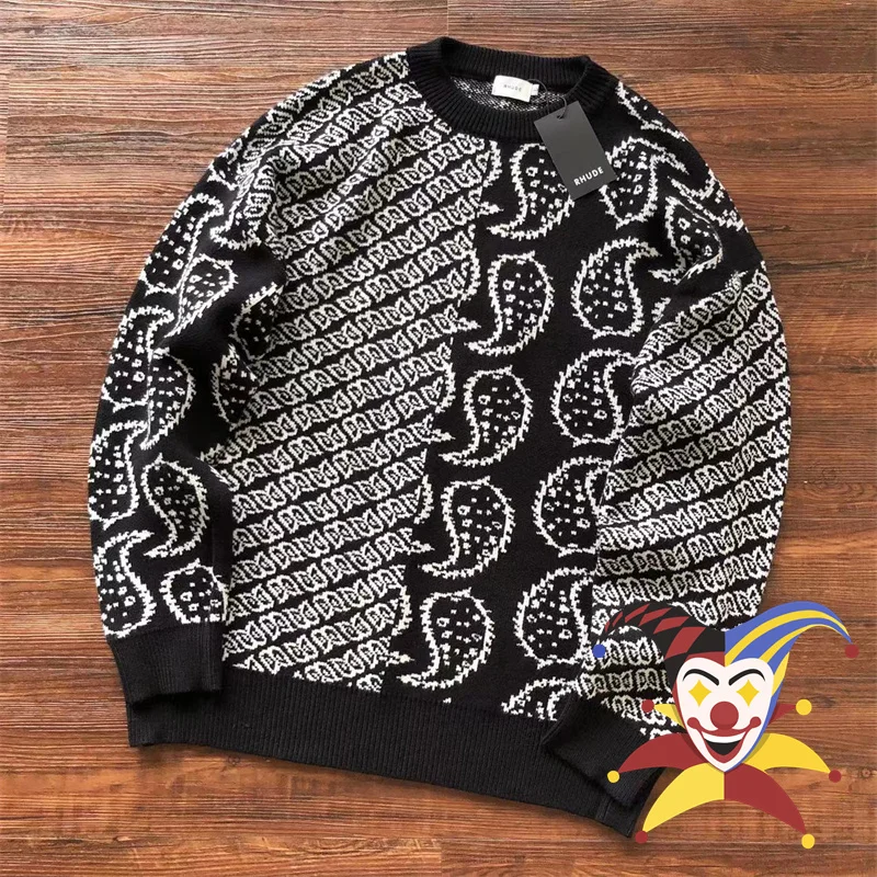 

Мужской/женский жаккардовый свитер с круглым вырезом